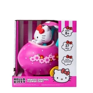 New Hello Kitty Pink Flower Remote Control Cart Toy